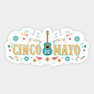 Cinco de mayo Sticker